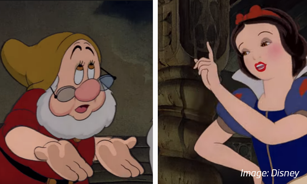 cartoons four fingers
Snow white and the seven dwarfs 